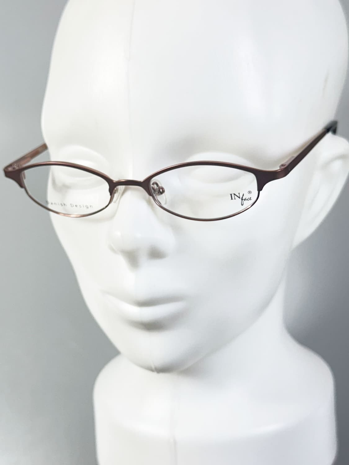 덴마크제 IN FACE 라이트핑크 클럽마스터 프레임 빈티지 안경 상품이미지8