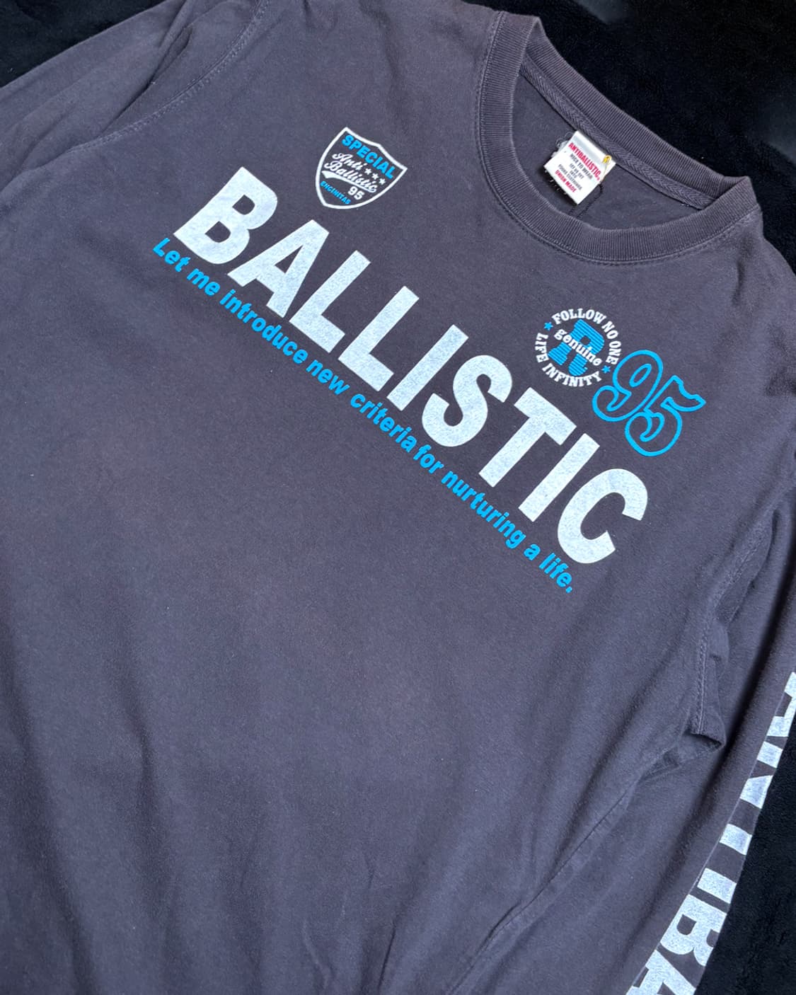 일본빈티지 ANTI BALLISTIC 긴팔티 상품이미지3