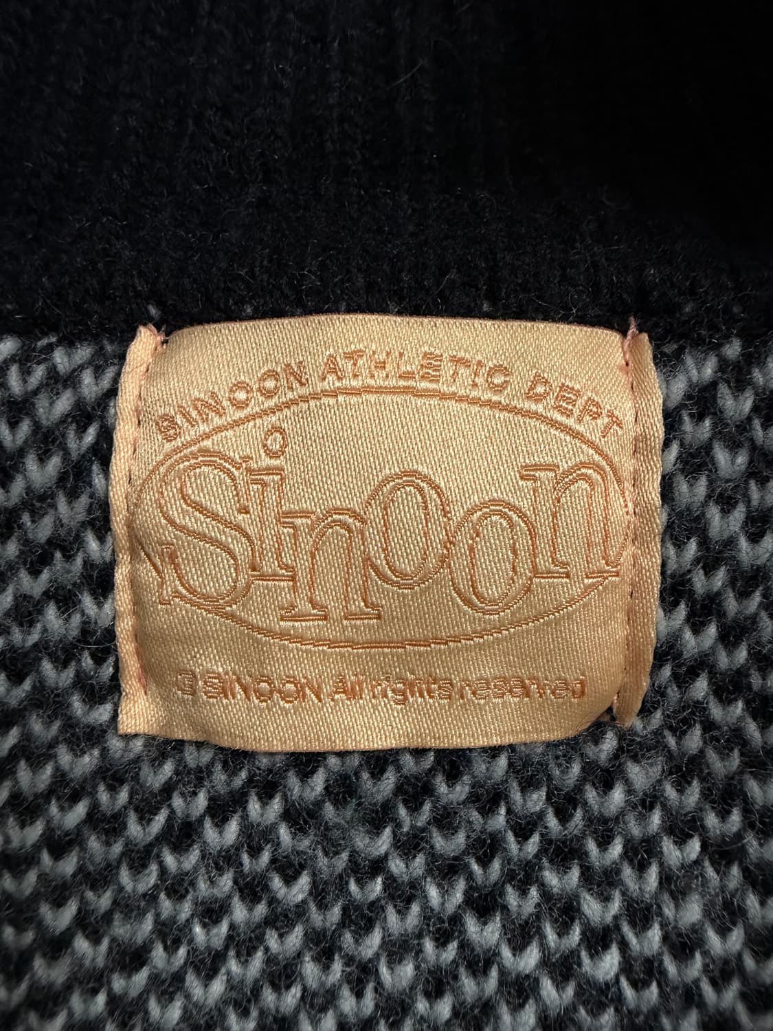 시눈 니트 집업 상품이미지3