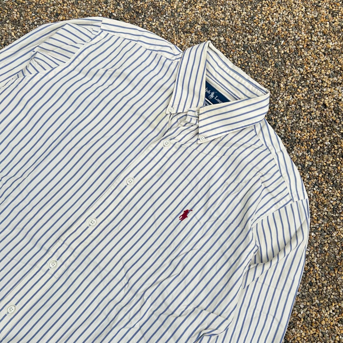 폴로 (POLO RalphLauren)옐로우 스트라이프 셔츠 상품이미지2