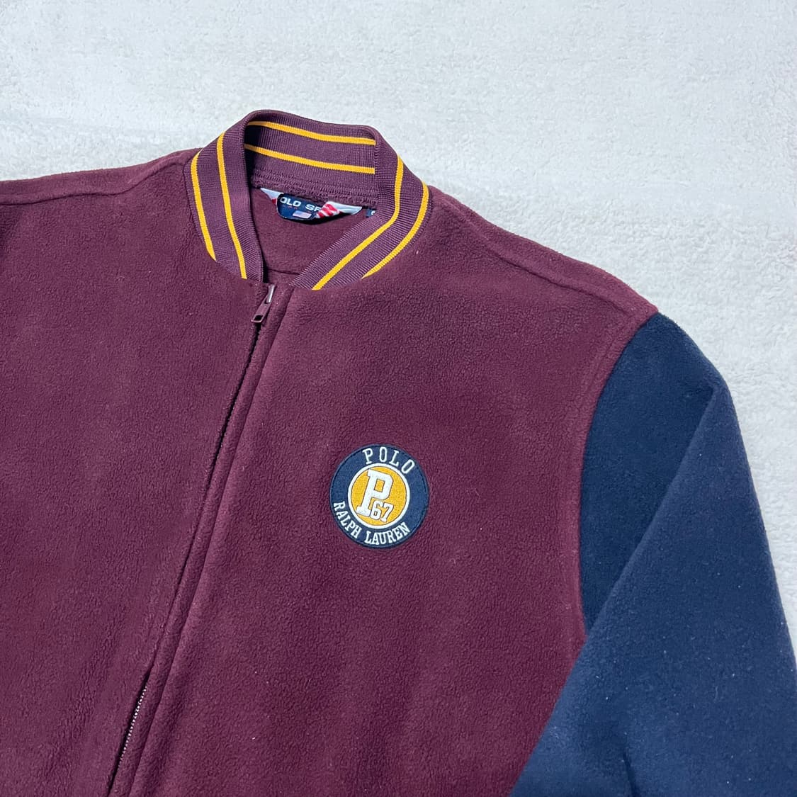90s POLO SPORT 바시티 자켓 상품이미지4