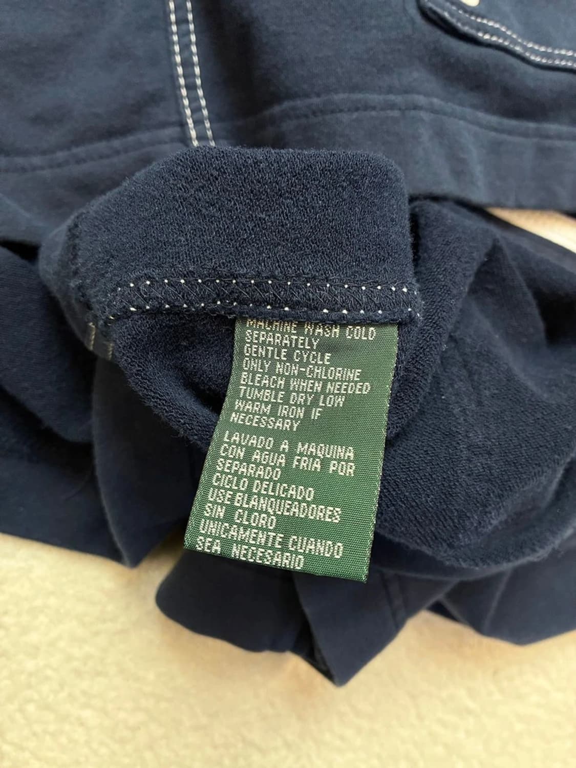 로렌 랄프로렌 00's 코튼 후드 집업 PN5790 상품이미지10