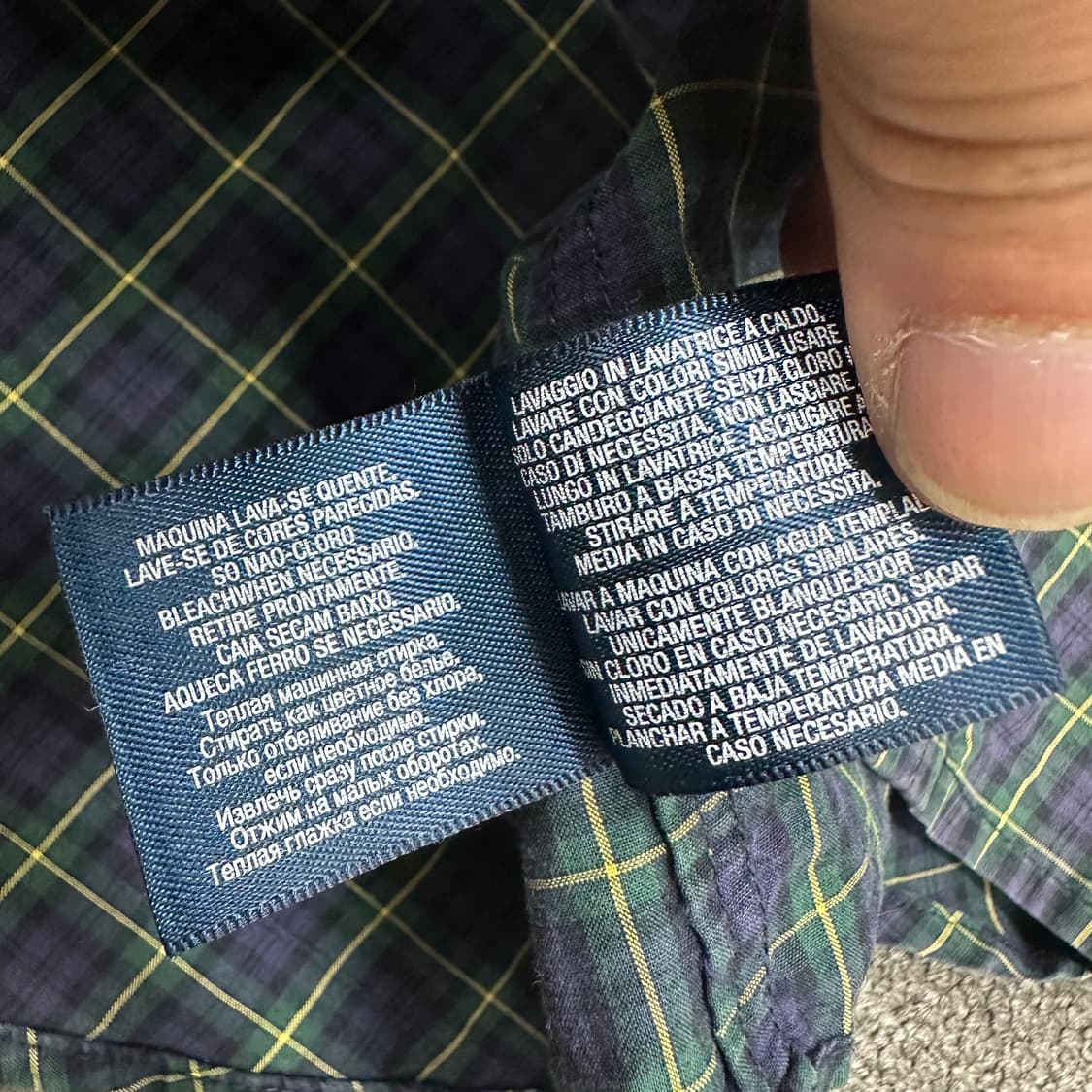 폴로랄프로렌 체크셔츠 상품이미지5