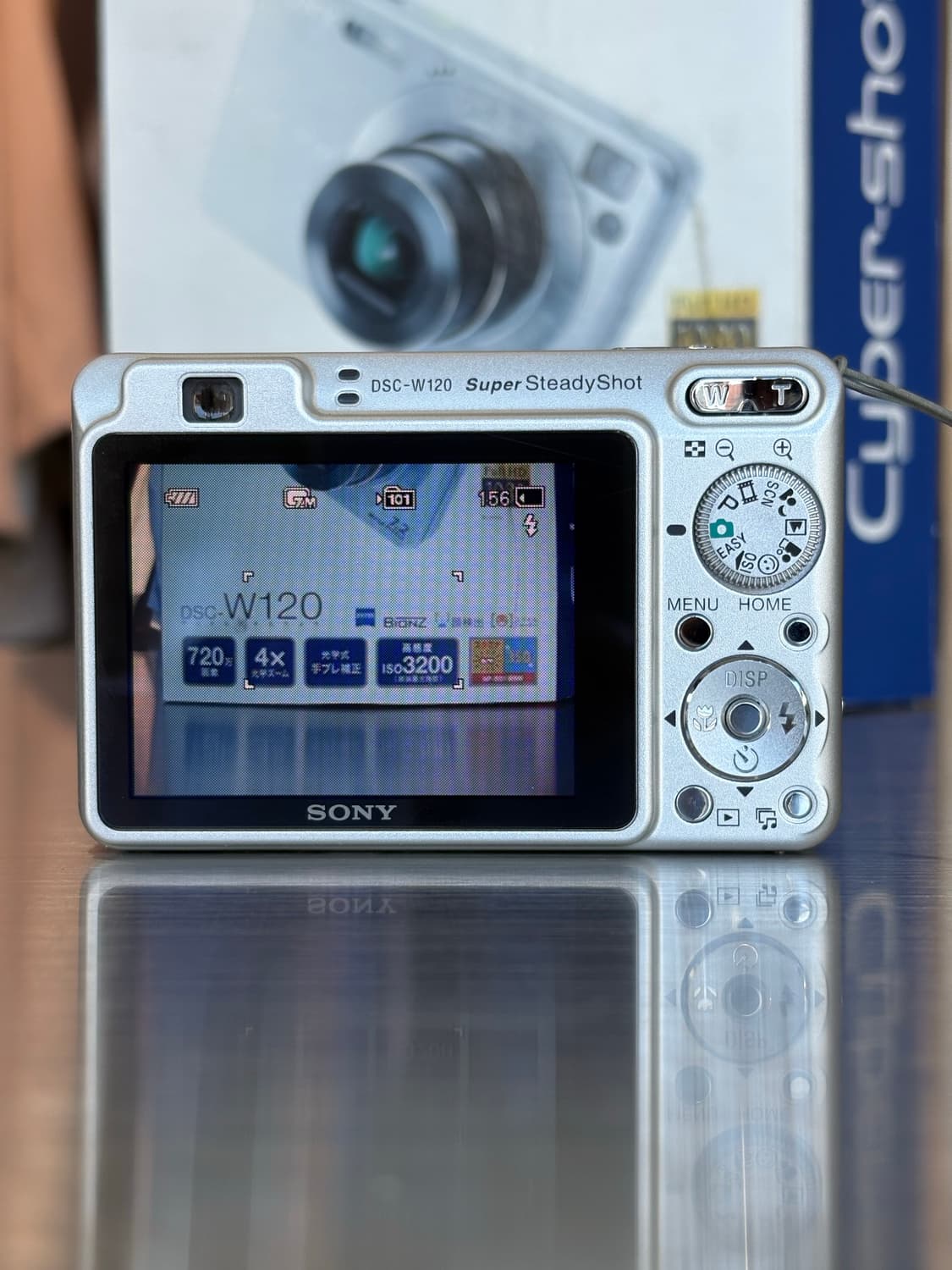 박스O)소니 사이버샷 dsc-w120 빈티지디카 상품이미지3