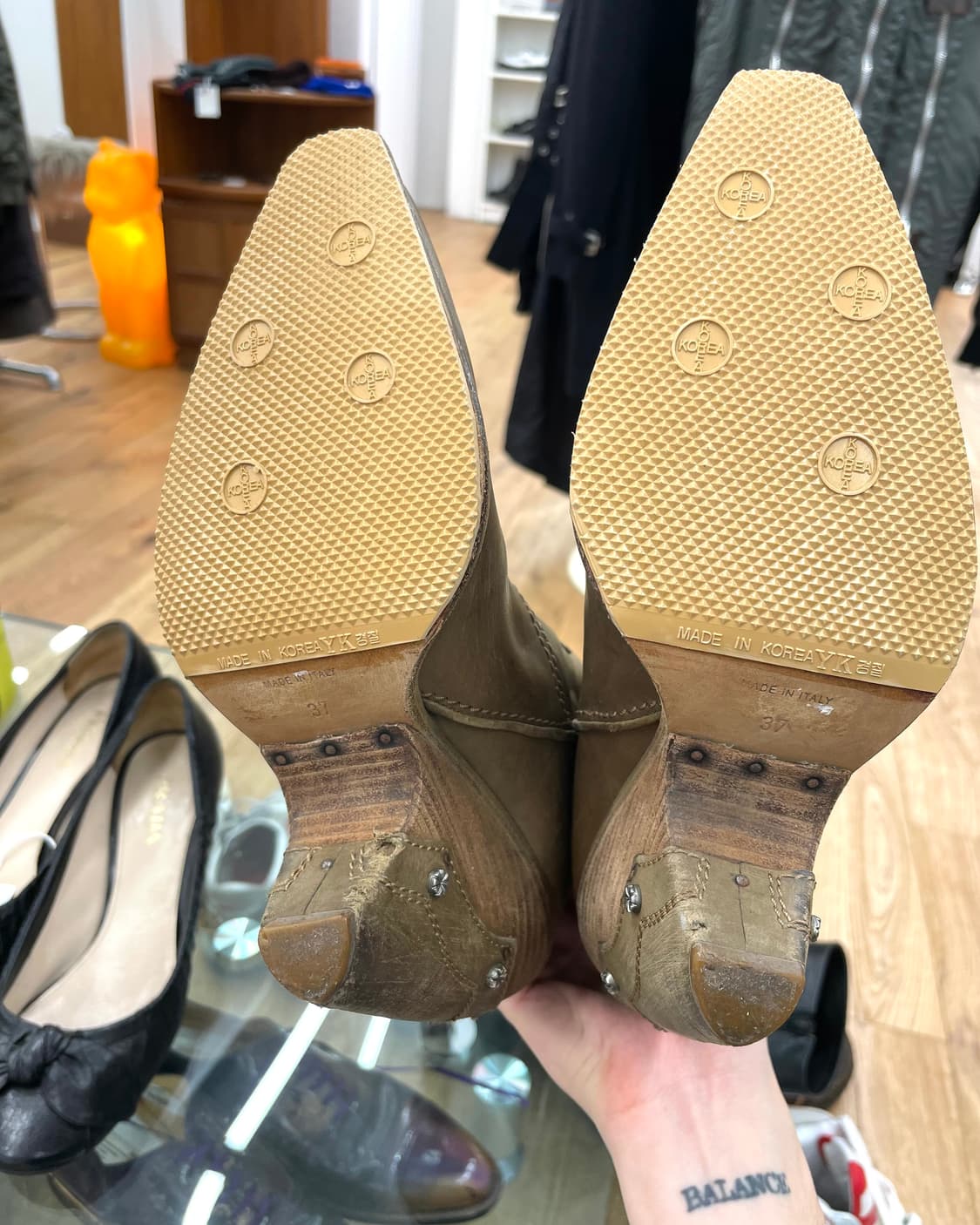 [37] 디올 by 존갈리아노 드레이프 롱 부츠 상품이미지10