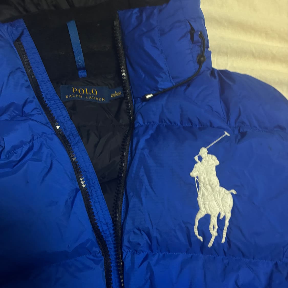 신형 폴로 빅포니 블루 푸퍼 패딩 상품이미지3