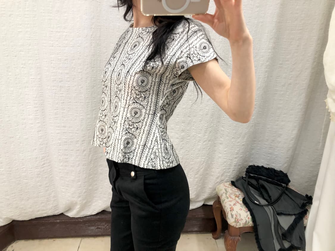 Pattern summer blouse 상품이미지2