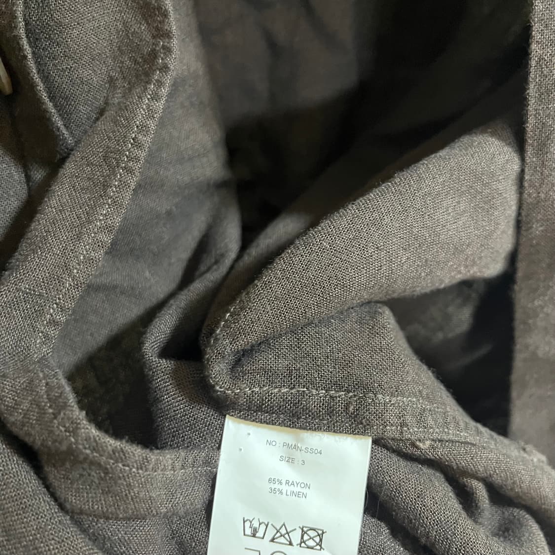 Phigvel 피그벨 브라운 반팔 포켓 셔츠 상품이미지4