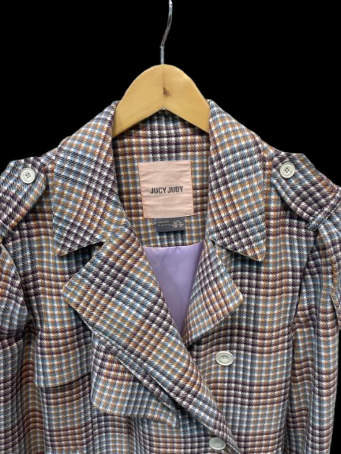 JUCY JUDY 체크 코트 85사이즈입니다(44) 상품이미지2
