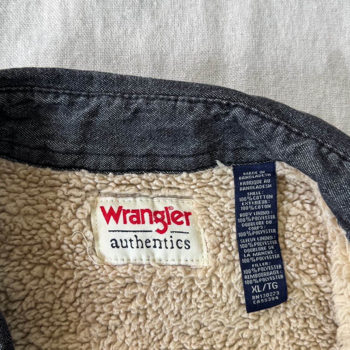 랭글러 보아털 셔츠 자켓 XL 상품이미지5