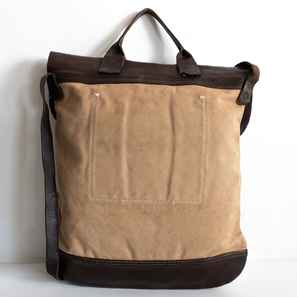 더블알엘 rrl 켄버스 가죽 토트백 크로스백 상품이미지2