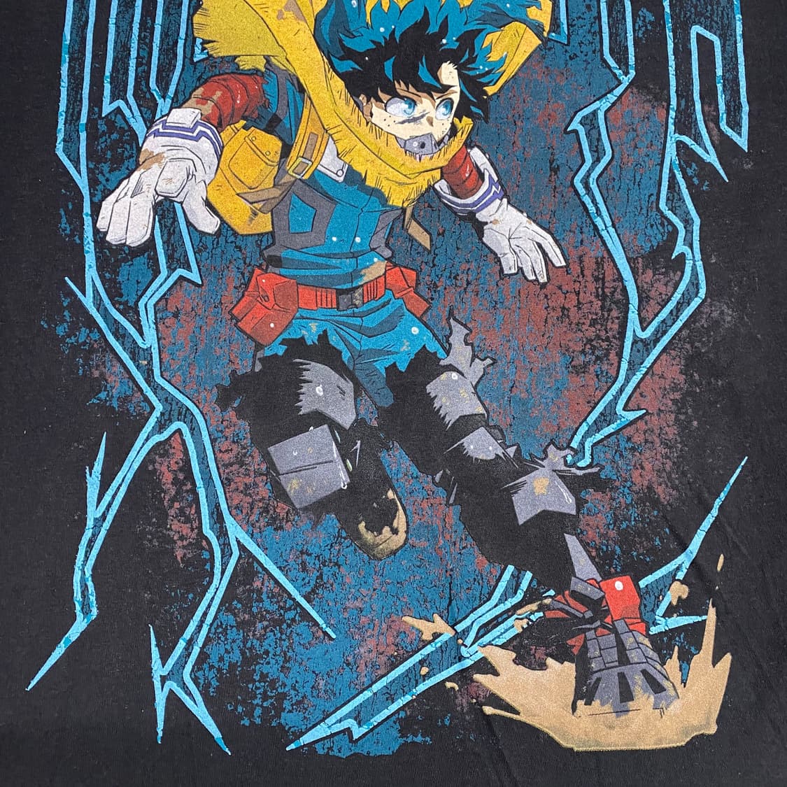 나히아 나의히어로아카데미아 데쿠 오피셜 애니메이션 티셔츠 상품이미지5