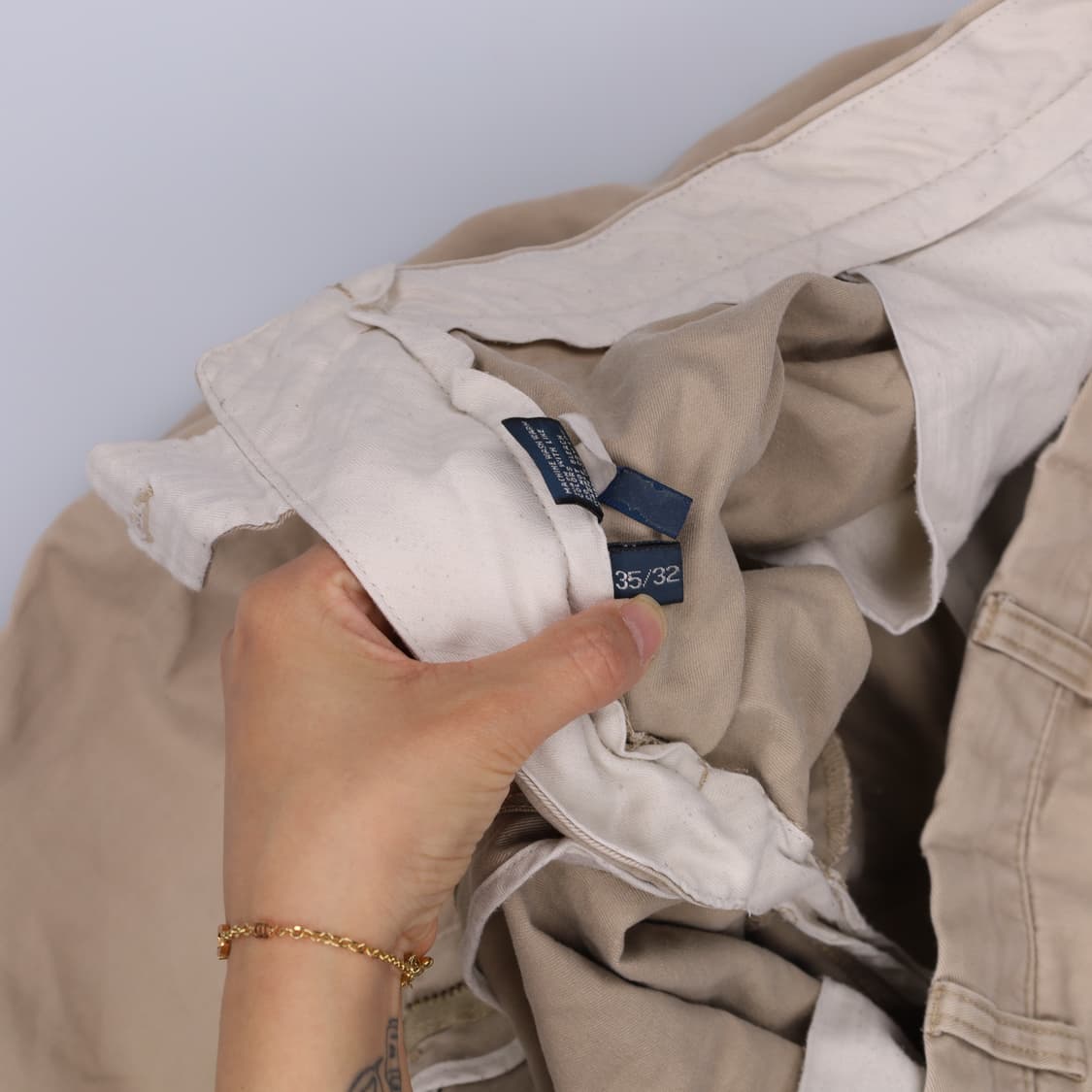 35/32 폴로 핀턱 치노팬츠 0420H1 상품이미지5