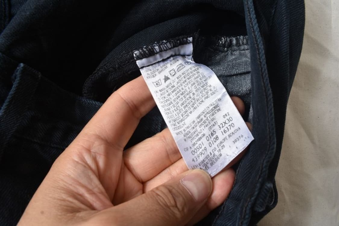 리바이스 501 흑청 컷오프 쇼츠 반바지 M0378 상품이미지6