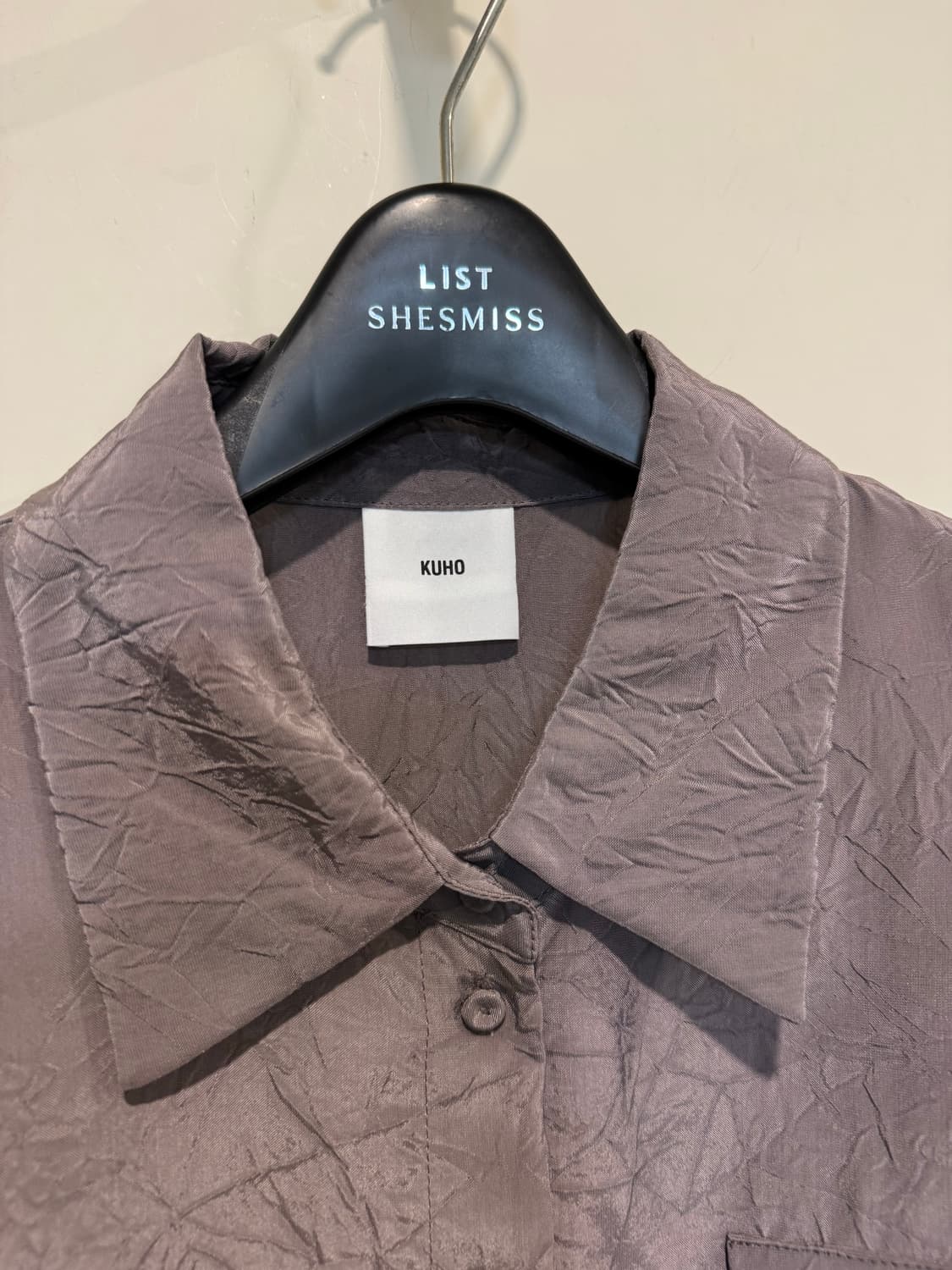 KUHO 구호 링클 셔츠 상품이미지4