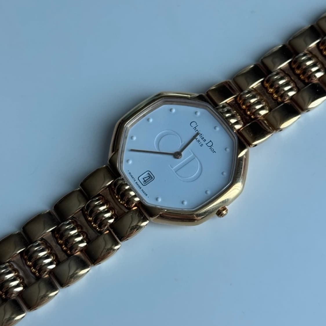 크리스찬디올 빈티지 금장 옥타곤 빈티지시계 상품이미지1