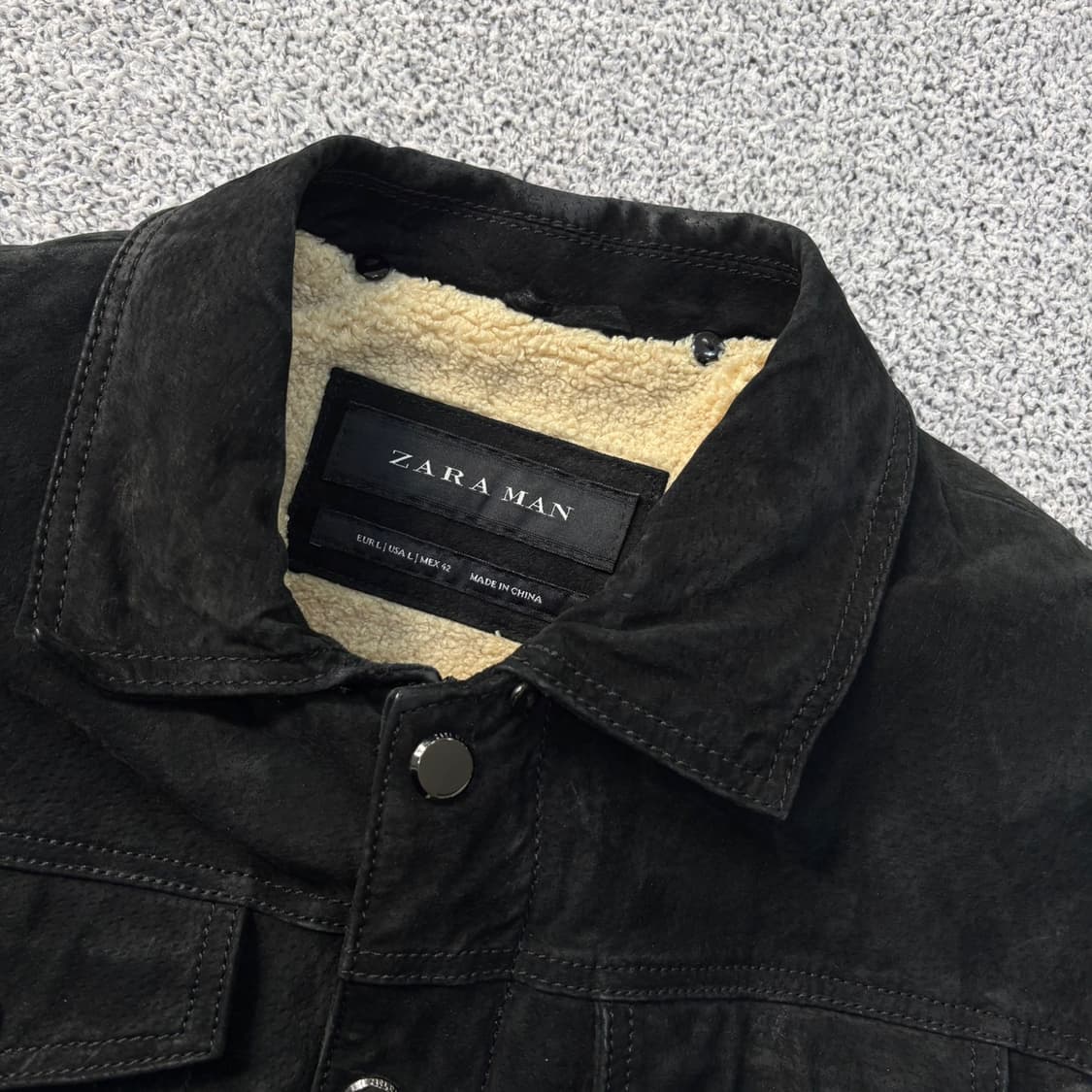 L 자라맨 스웨이드 셔츠 자켓 0325J 상품이미지2