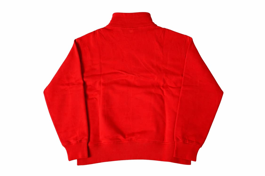 (5) AMI 하프 집업 스웻셔츠 레드 상품이미지2