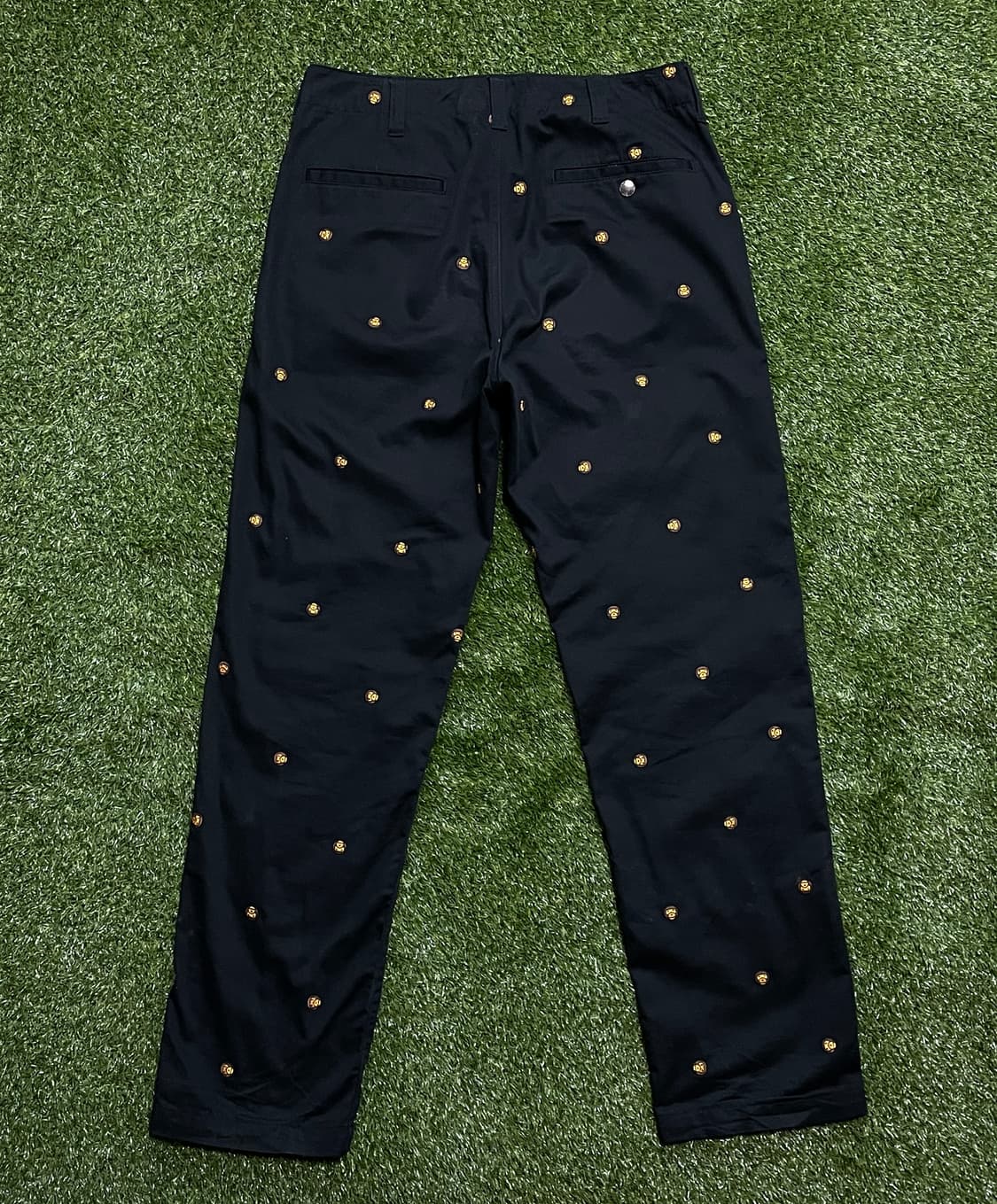 베이프 베이비 마일로 자수 코튼 팬츠 상품이미지2