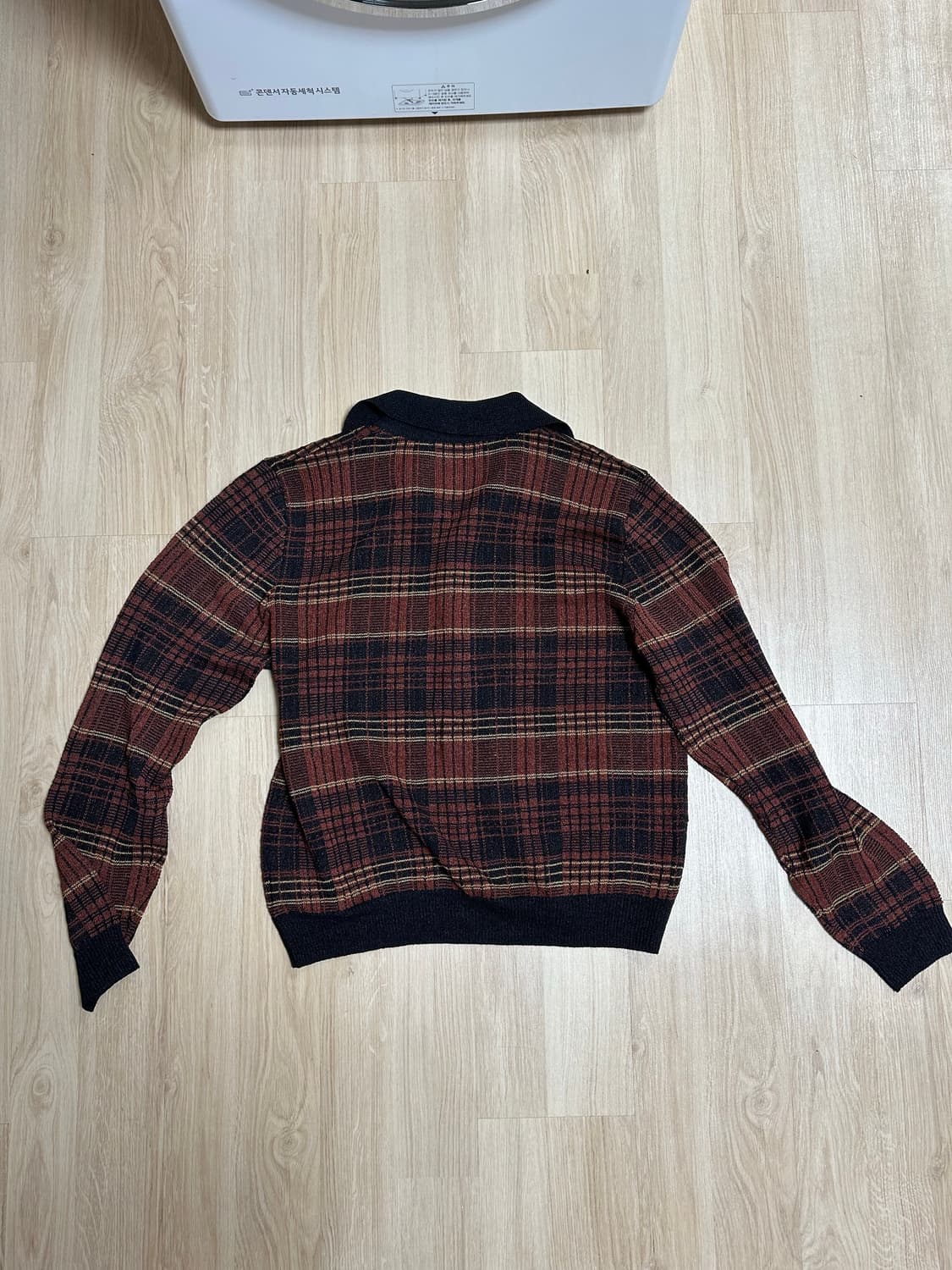 Our Legacy 아워레가시 이브닝 폴로 러스트 체크  상품이미지3