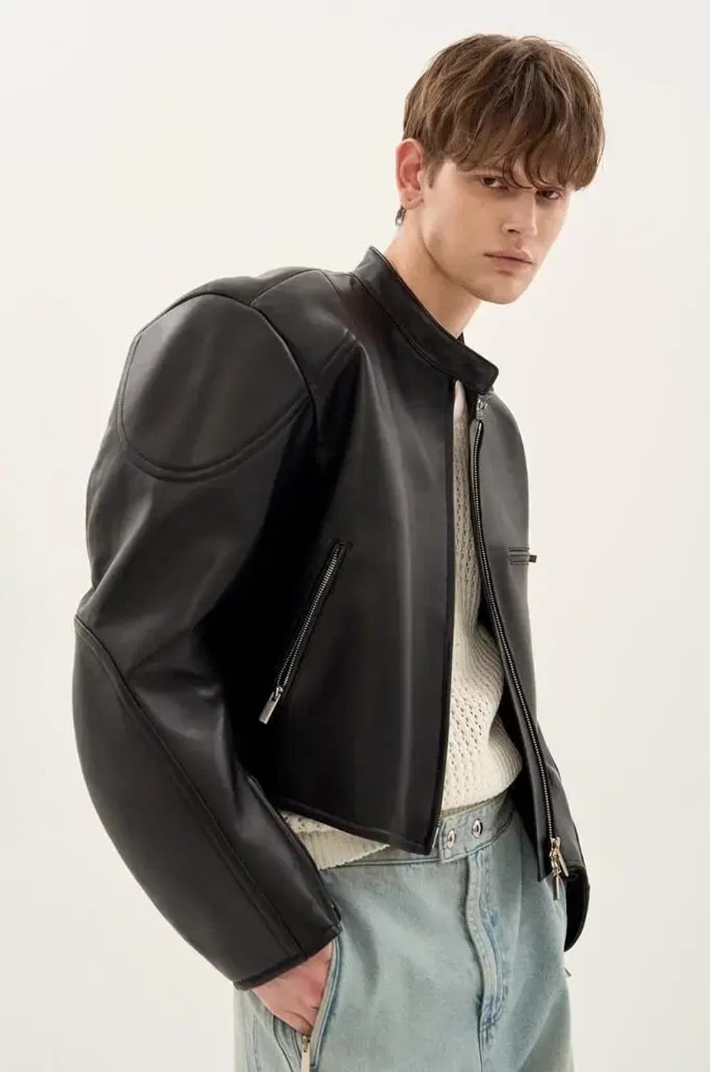 시스템옴므 23FW 파리컬렉션 바이커 자켓 상품이미지1