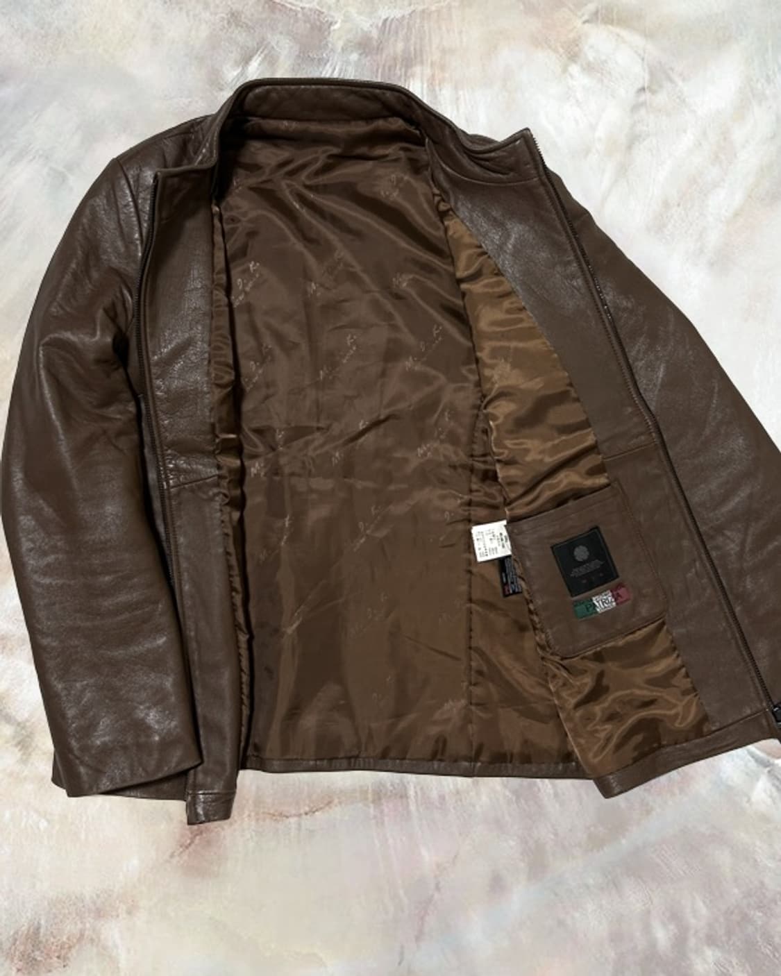 빈티지 브라운 양가죽 자켓 상품이미지4