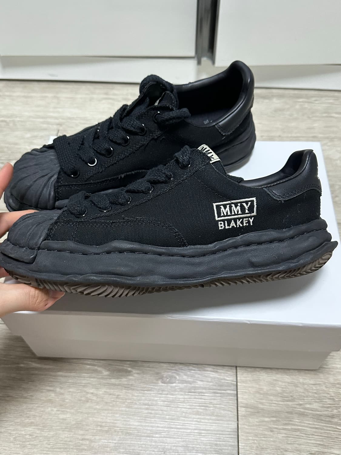 42사이즈 미하라야스히로 블레이키 블랙 상품이미지2