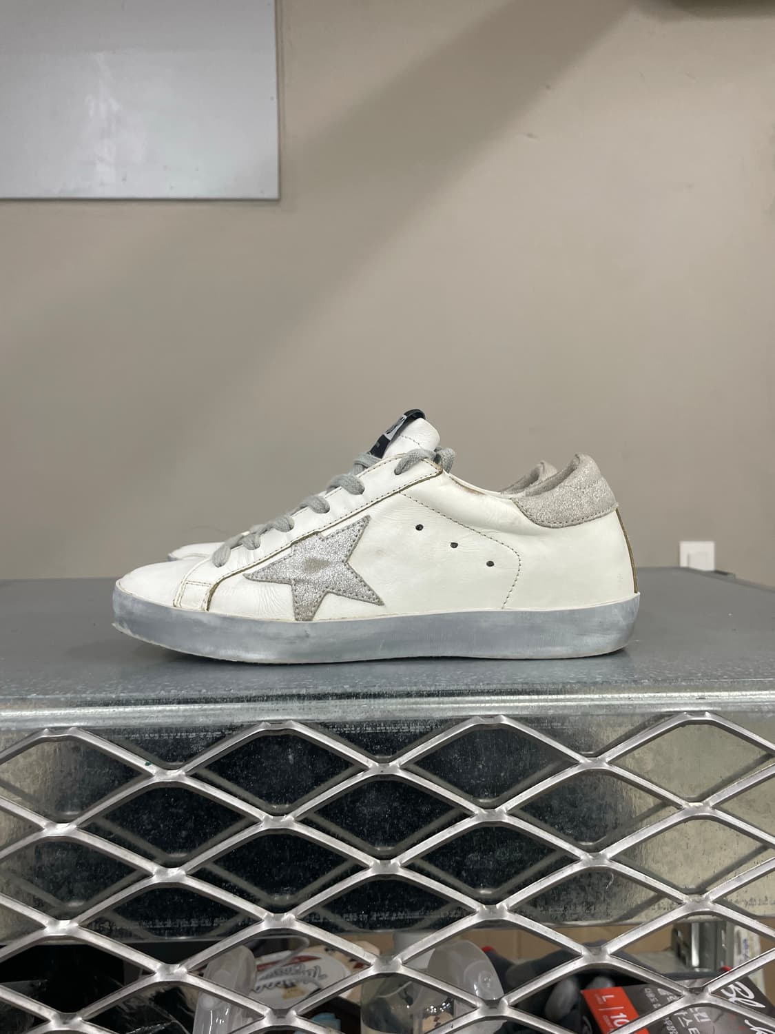 골든구스 슈퍼스타 화이트 실버탭 EU36 상품이미지1