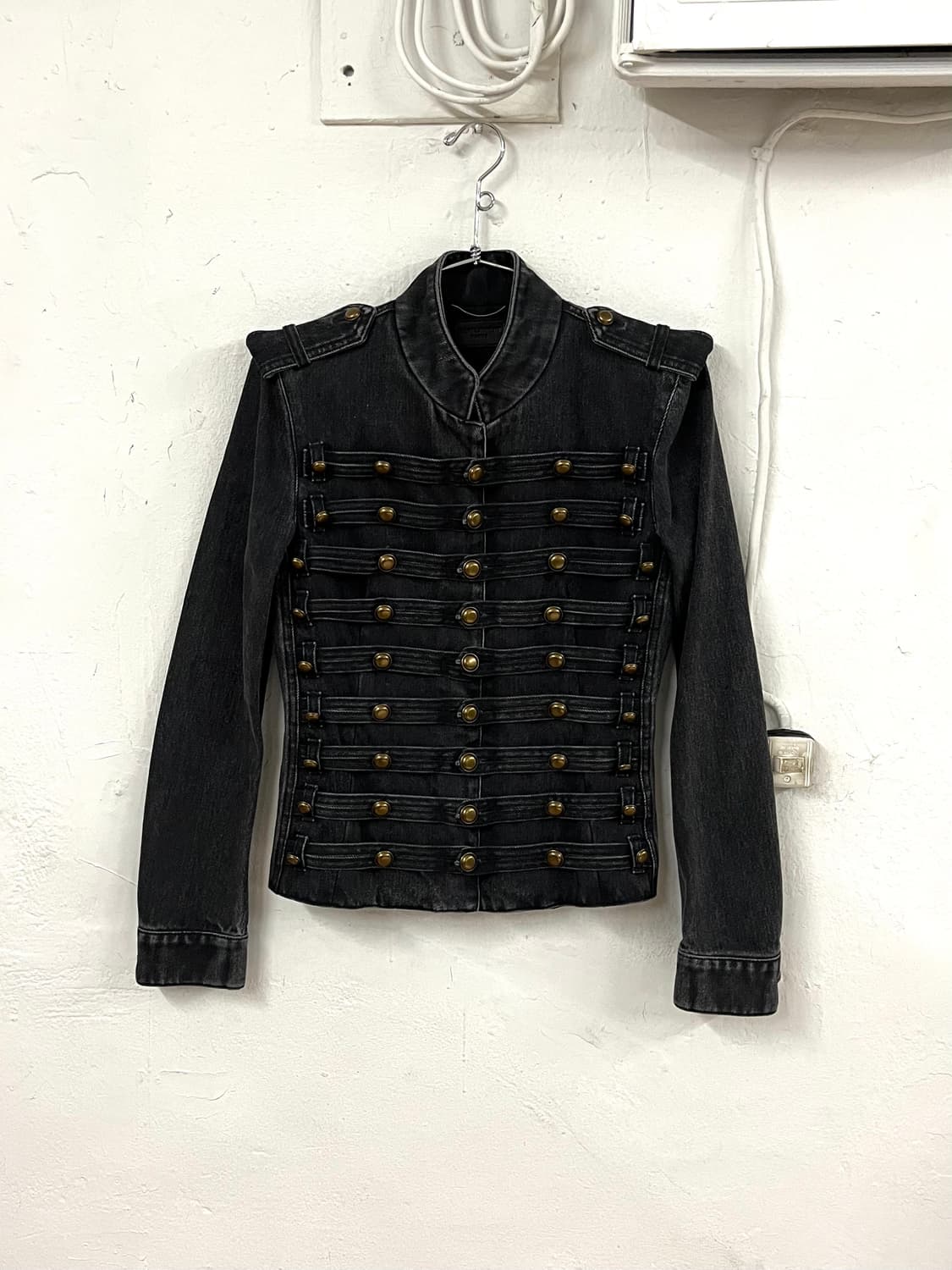 생로랑 아카이브 데님 나폴레옹 자켓 상품이미지1