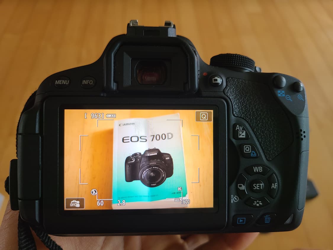 캐논 EOS 700D 카메라 (5,500컷 상태 좋음) 상품이미지9