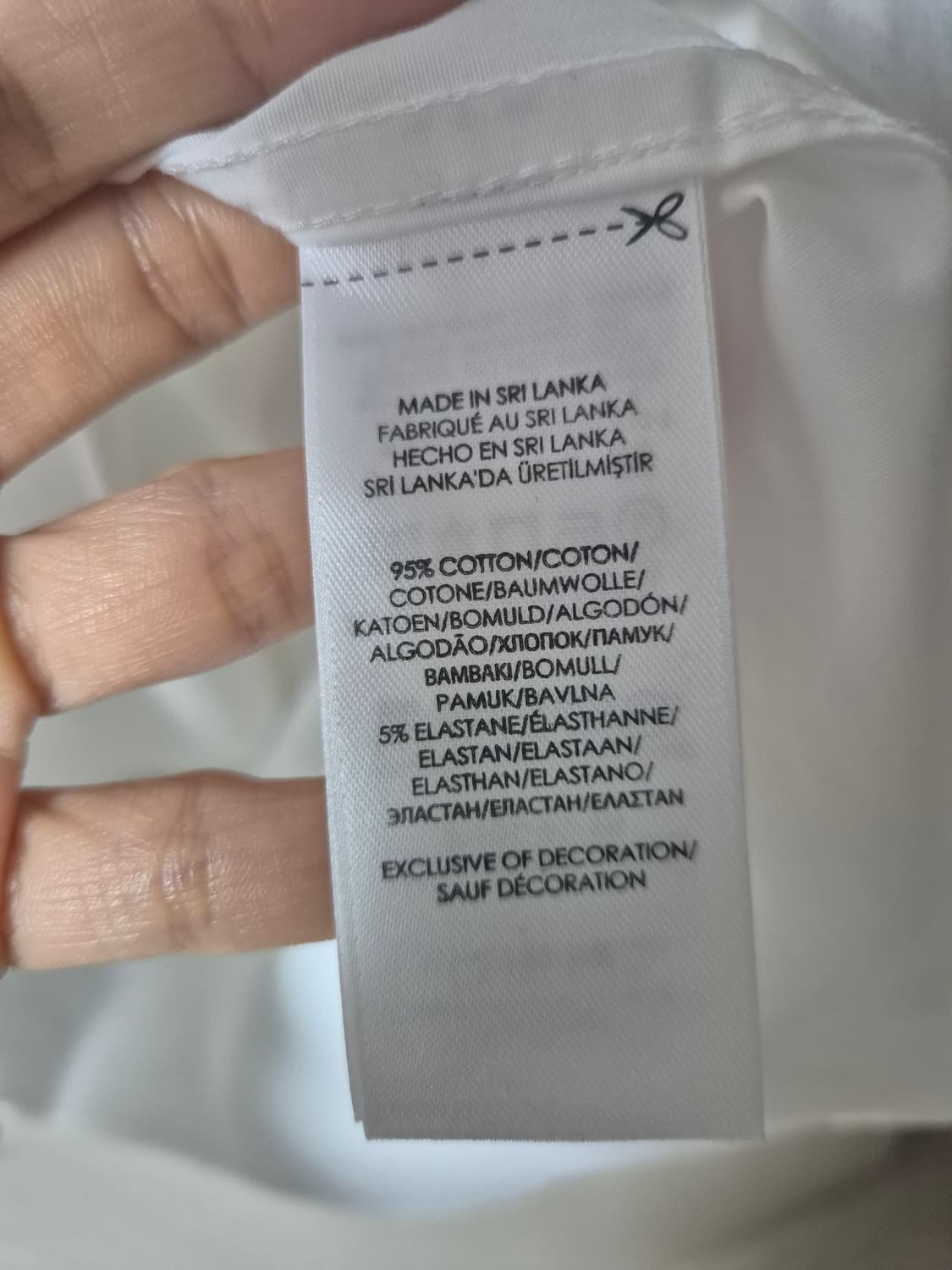 폴로 랄프로렌 이지케어 화이트 셔츠 남방 슬림핏 16 (32/34) 상품이미지5