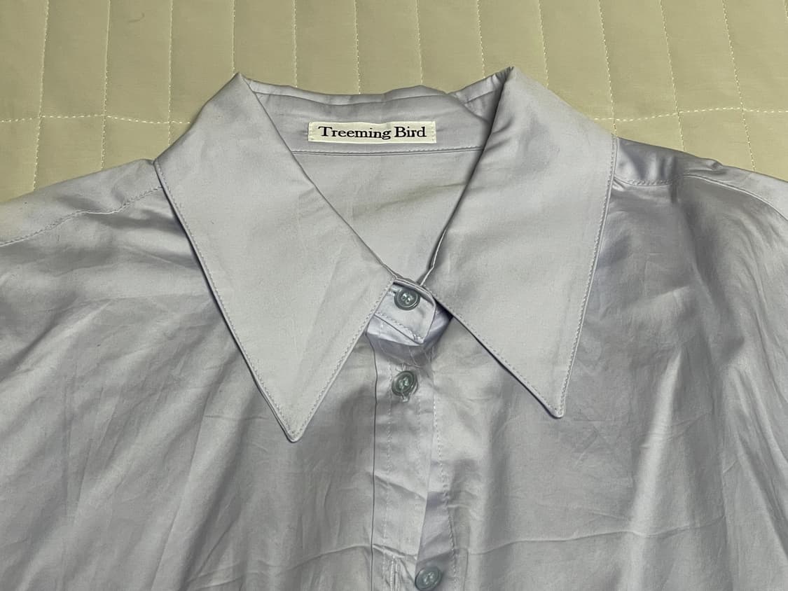 트리밍버드 베이직셔츠 스카이블루 상품이미지4