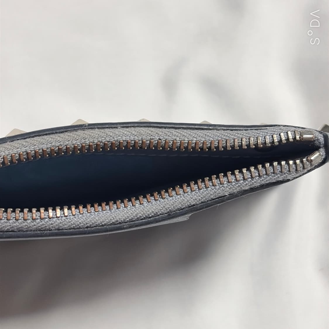 발렌티노 스터드 카드지갑 블루 풀세트 상품이미지7