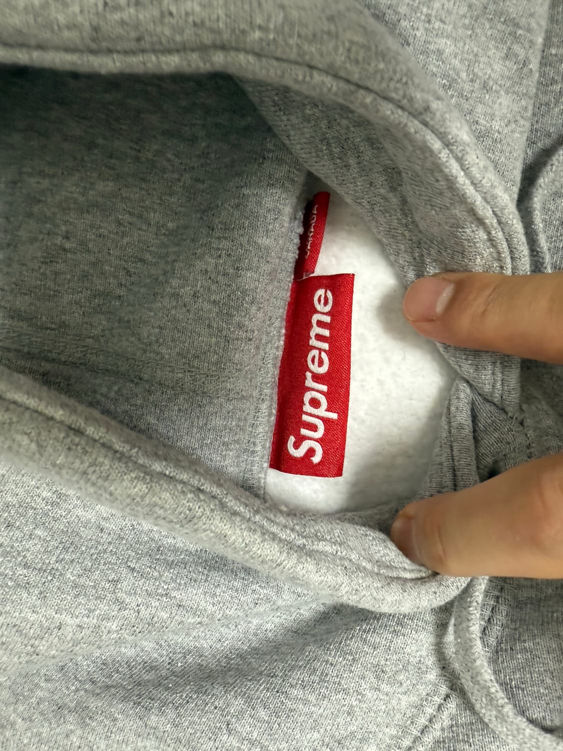 [M]슈프림 헤더그레이 후드티 상품이미지3