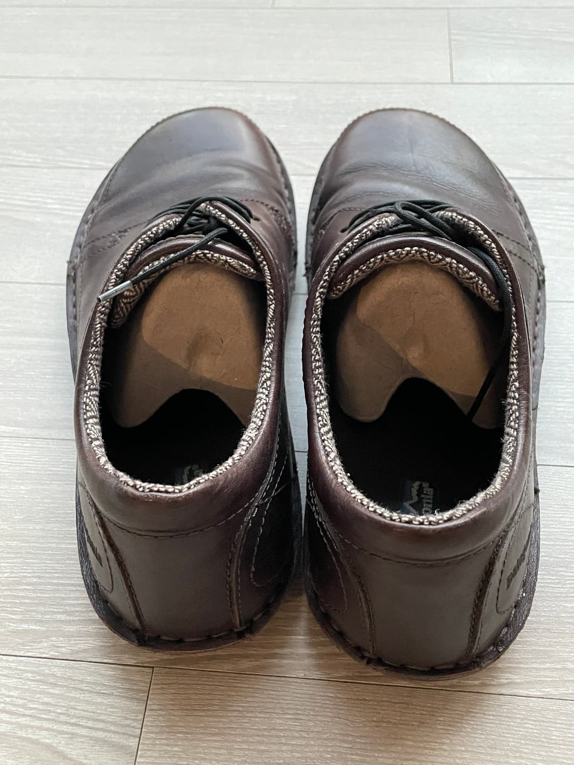 파타고니아 loulu 룰루 레더 슈즈 벨벳 브라운 상품이미지5