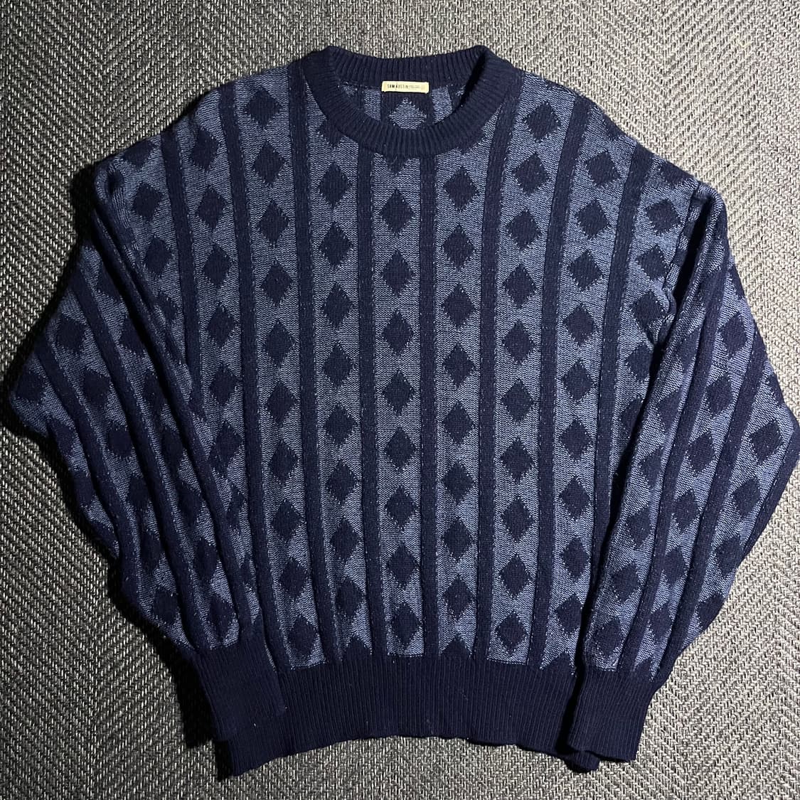 [L] SAM AUSTIN 샘오스틴 울 블랜드 패턴 니트 상품이미지2