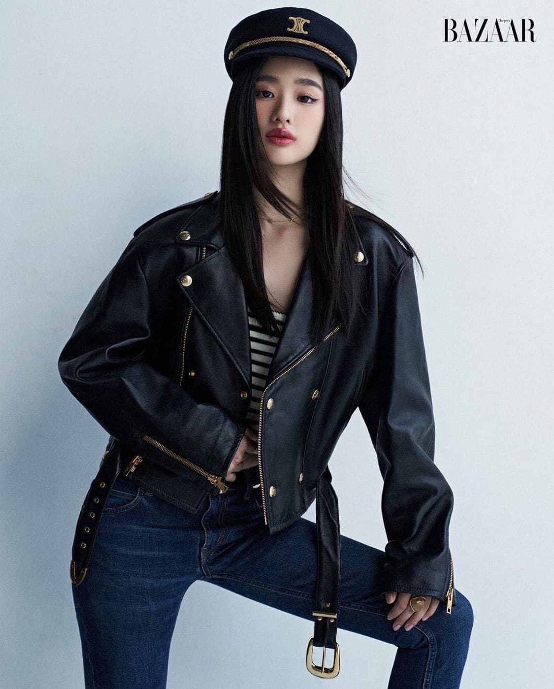 [블랙핑크 리사님 착용] 셀린느 23fw 트리옹프 세일러캡 상품이미지4