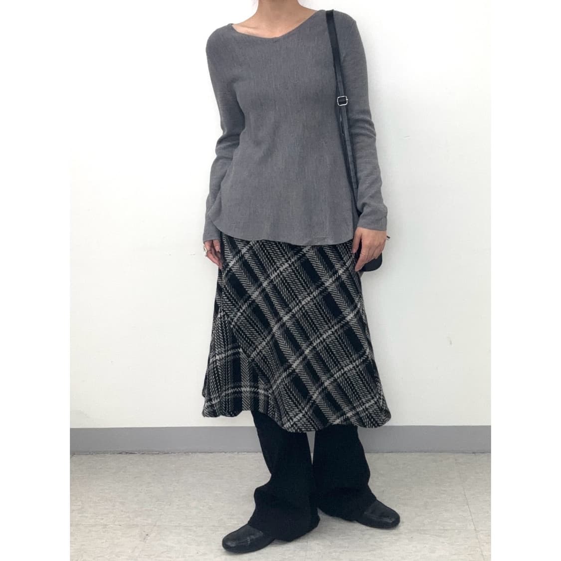 빈티지 그레이 니트 상품이미지2