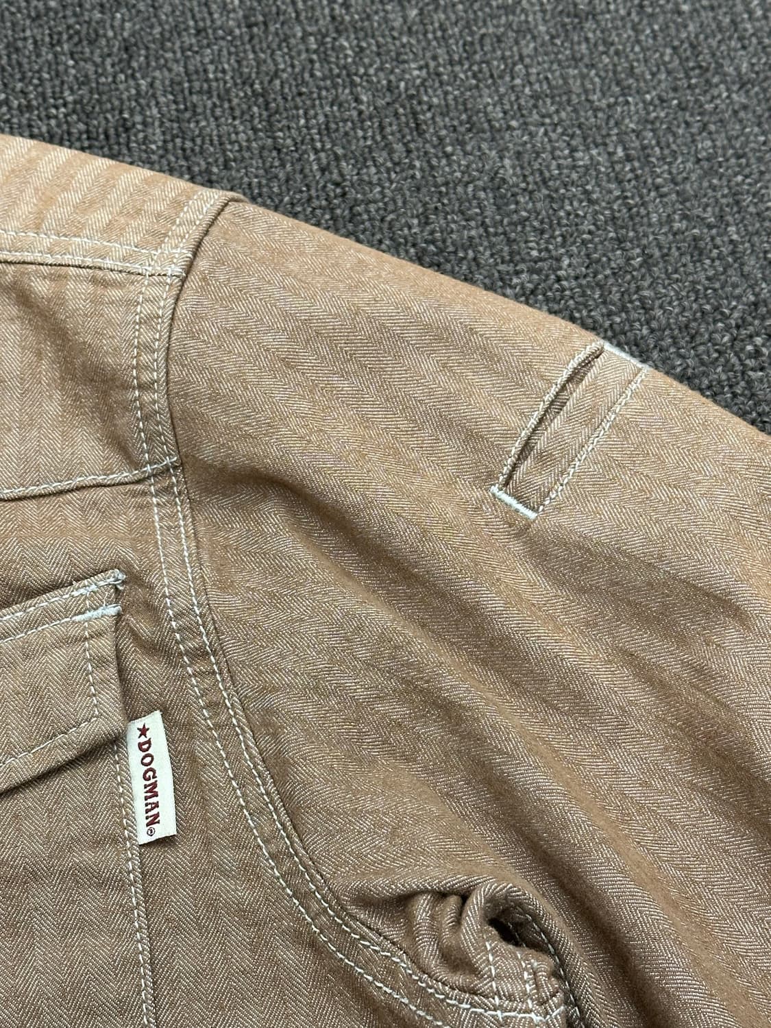 XL)Japanese vintage Dogman 워크셔츠 상품이미지4