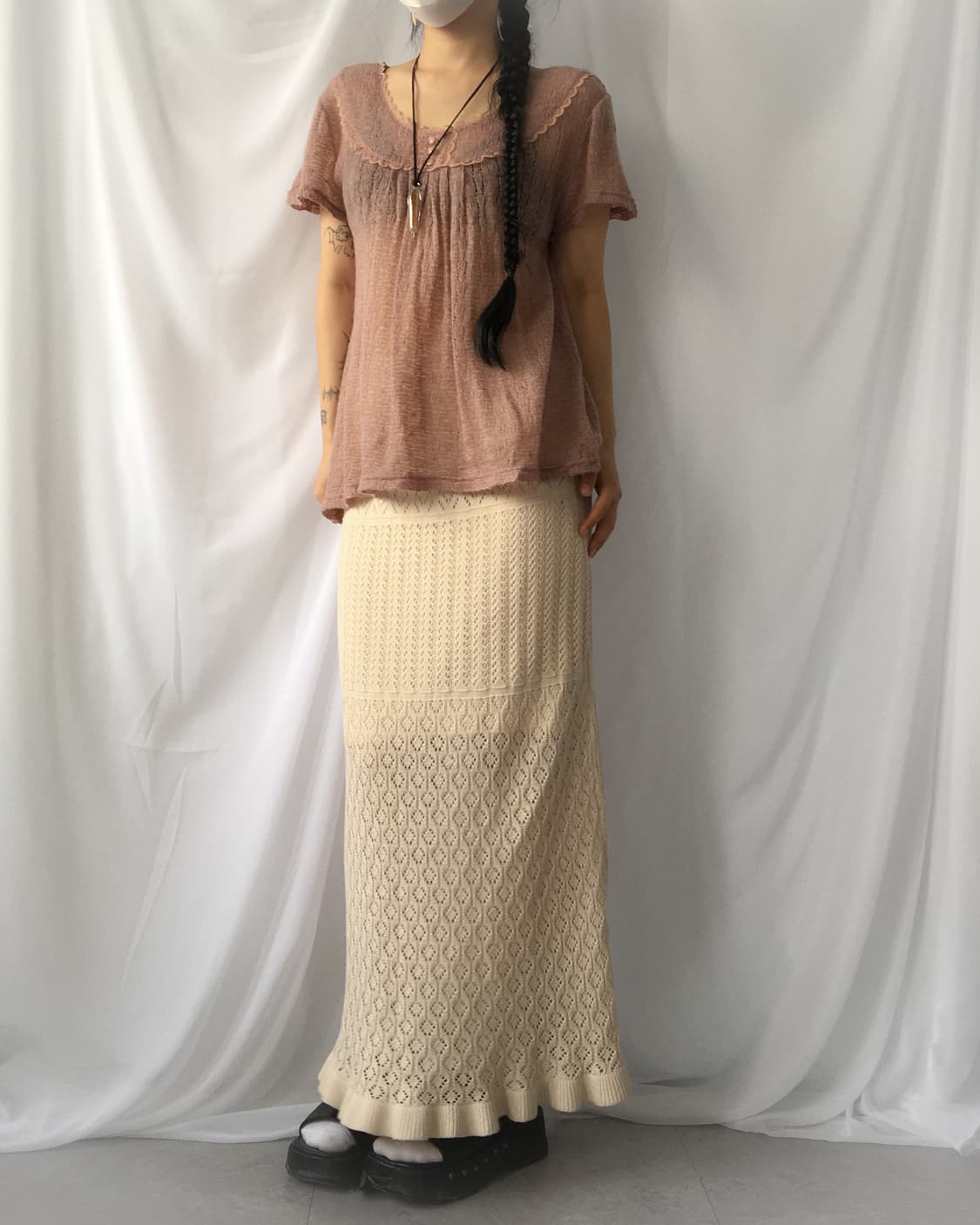 Knit blouse 상품이미지5