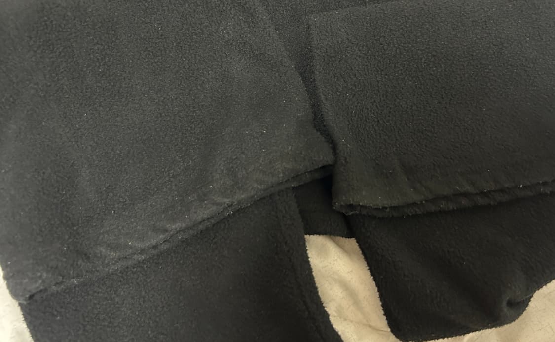 지초이 22-006 플리스 스커트 팬츠 블랙 1 상품이미지3