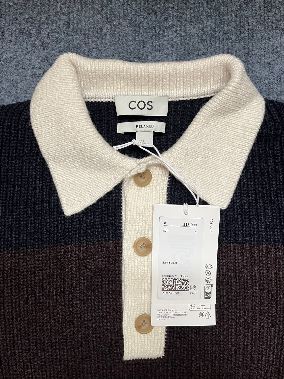 [새상품] cos 코스 럭비 니트 상품이미지3