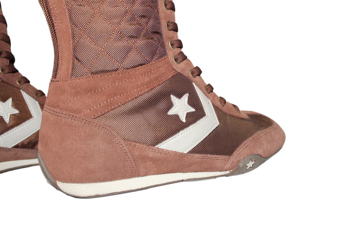 2000s Converse 컨버스 퍼 시어링 패널 롱 부츠 상품이미지7