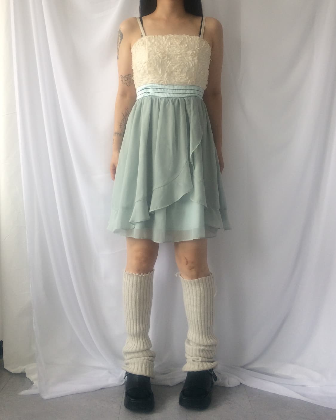 Flower point sleeveless onepiece 상품이미지7