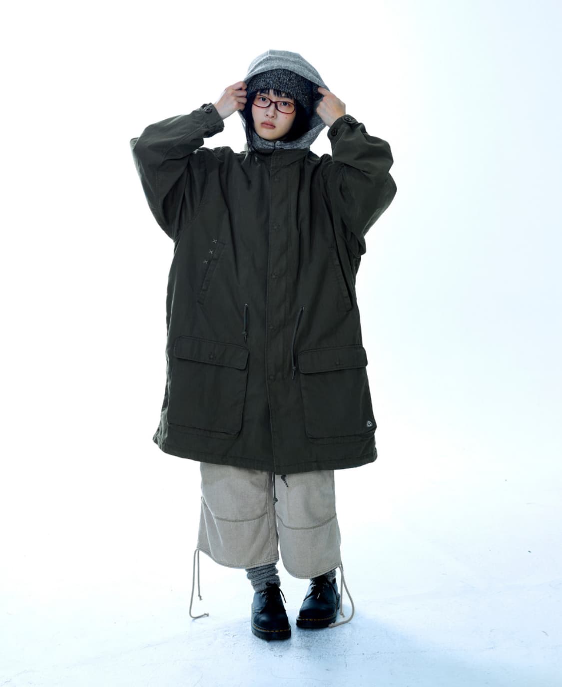 코이세이오 WASHED MILITARY JACKET MUD KHAKI 상품이미지2