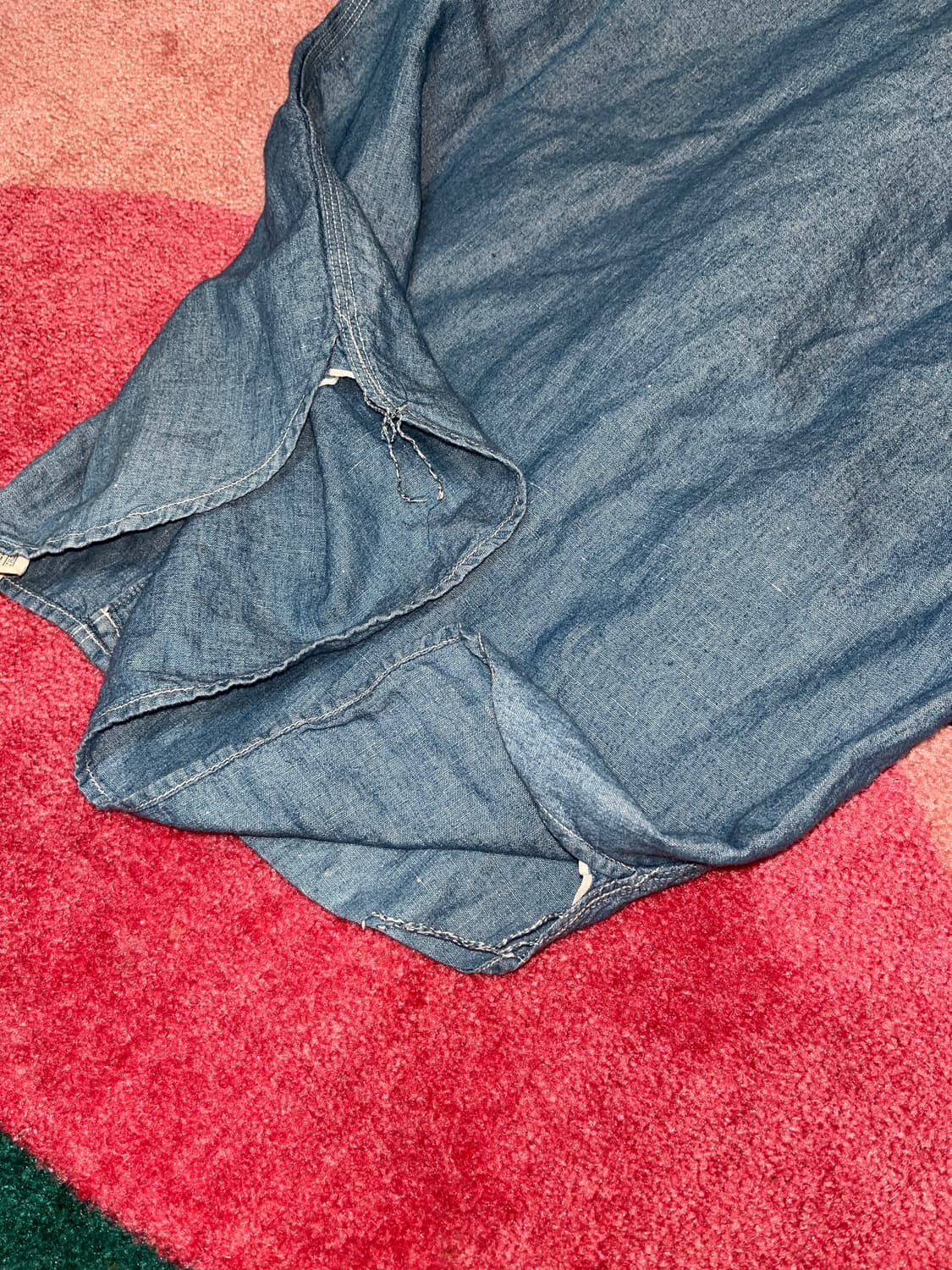 15 1/2 페로우즈 샴브레이 셔츠 상품이미지6