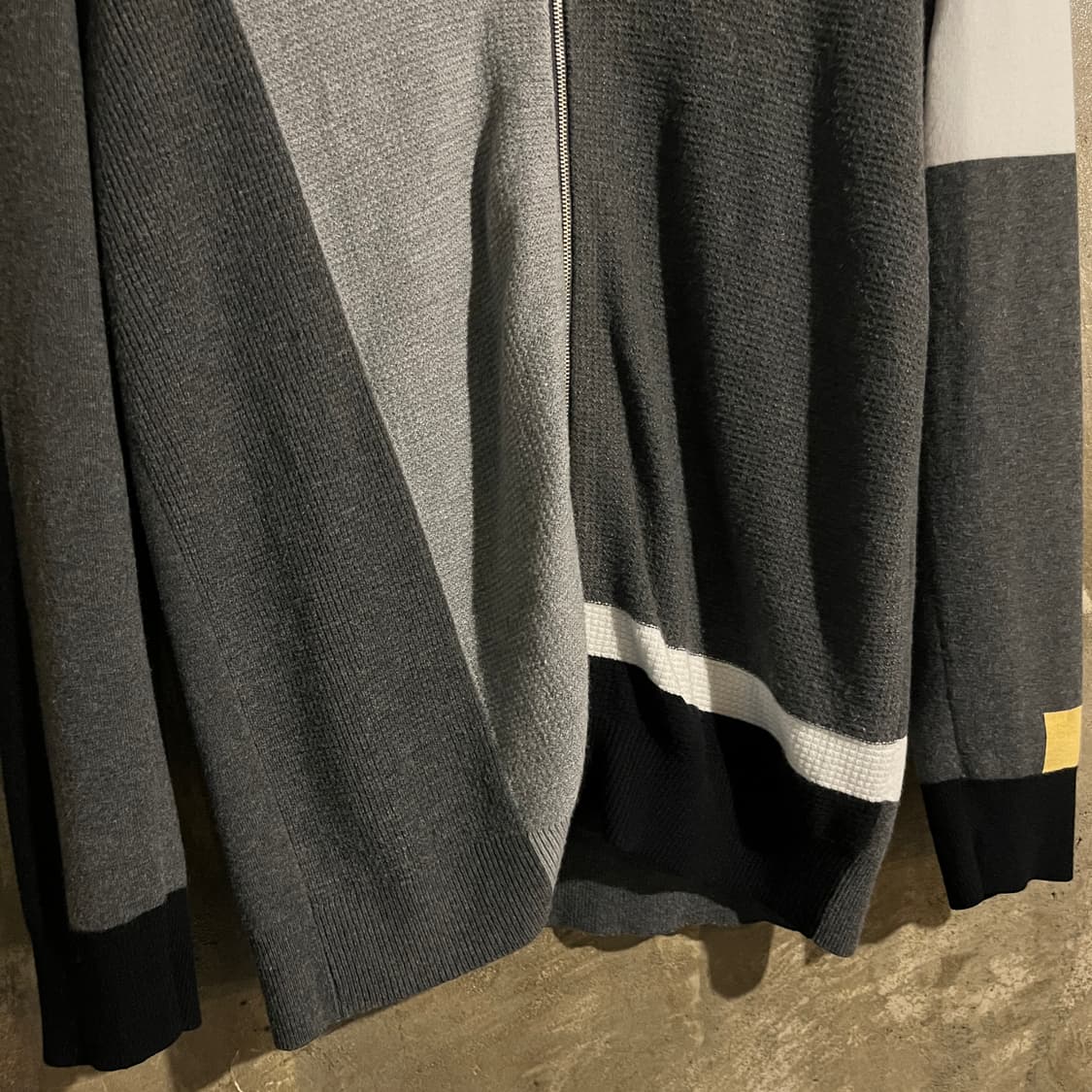 시스템 니트 집업 상품이미지3