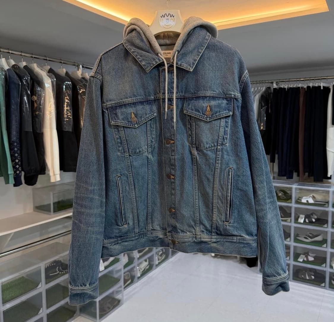 [리오브전포점] 셀린느 테디 백로고 컬리지 바시티 자켓 상품이미지2