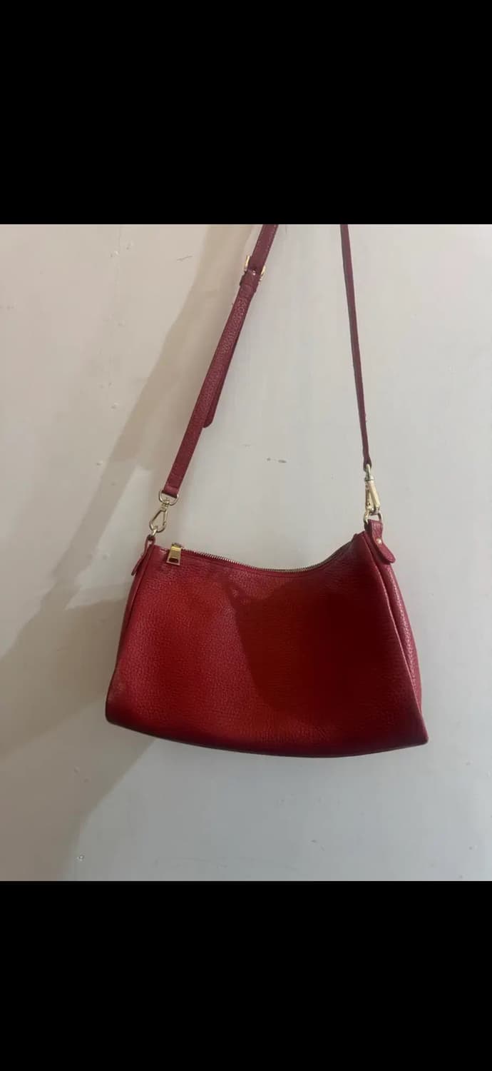 프라다 레드 숄더백 상품이미지4