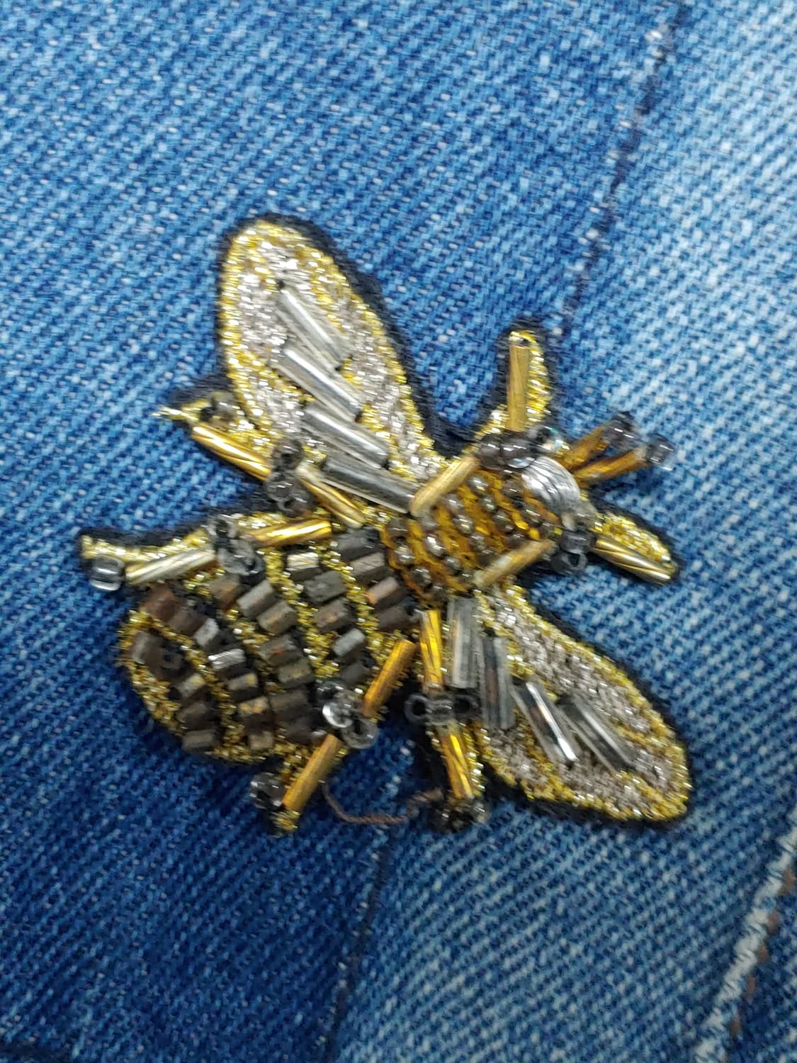 OBZEE 오브제 데님 패치 자켓 청자켓 여성0 44~55 상품이미지5